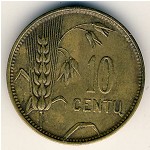 Lithuania, 10 centu, 1925