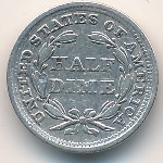 USA, 1/2 dime, 1856–1859