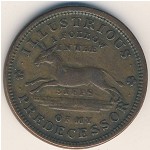 USA, 1 cent, 1837