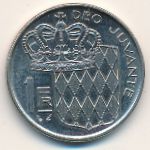 Monaco, 1 franc, 1960–1995