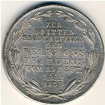 Frankfurt, 2 gulden, 1855
