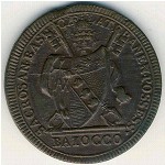 Papal States, 1 baiocco, 1801