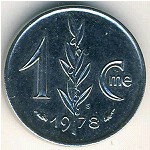 Monaco, 1 centime, 1976–1995