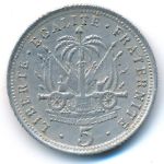 Haiti, 5 centimes, 1904–1906