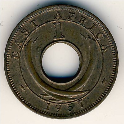 East Africa, 1 cent, 1954–1962