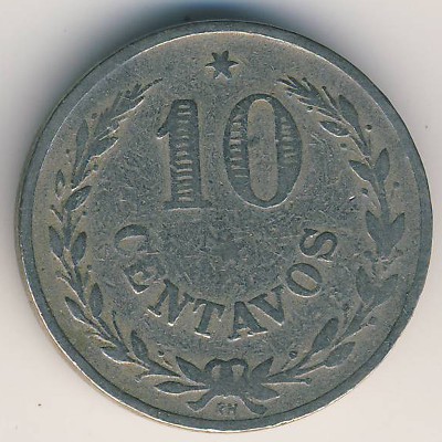 Колумбия, 10 сентаво (1921 г.)