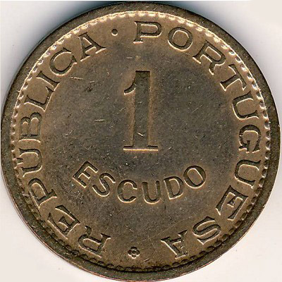 Ангола, 1 эскудо (1953–1974 г.)