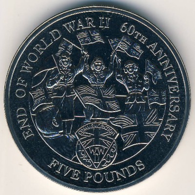 Alderney, 5 pounds, 2005