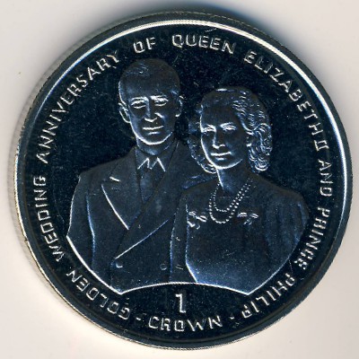 Gibraltar, 1 crown, 1997