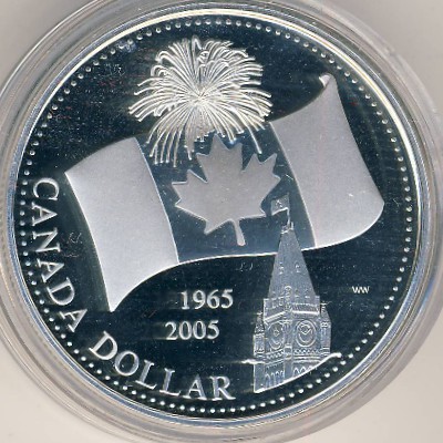 Canada, 1 dollar, 2005