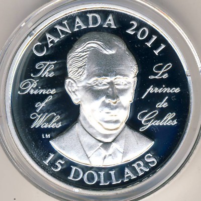 Canada, 15 dollars, 2011