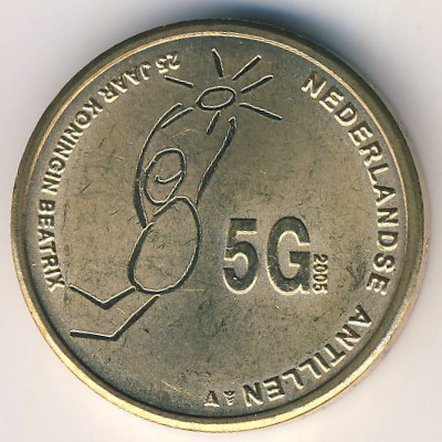 Antilles, 5 gulden, 2005