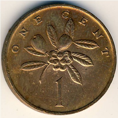 Jamaica, 1 cent, 1969–1971
