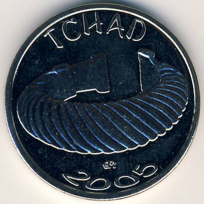 Чад., 1500 франков КФА (2005 г.)