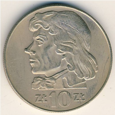 Польша, 10 злотых (1969–1973 г.)