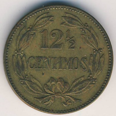 Venezuela, 12 1/2 centimos, 1944