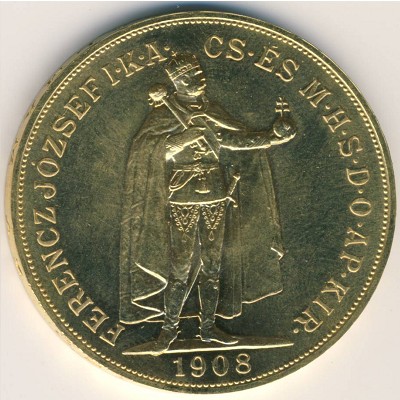 Hungary, 100 korona, 1907–1908