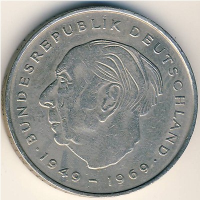 ФРГ, 2 марки (1970–1987 г.)