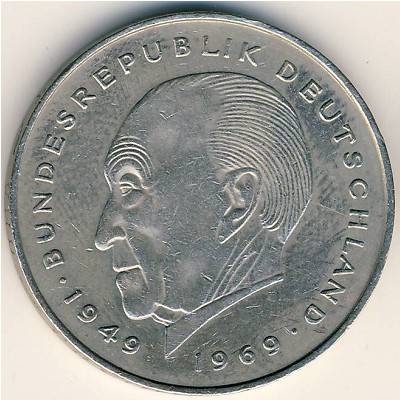ФРГ, 2 марки (1969–1987 г.)
