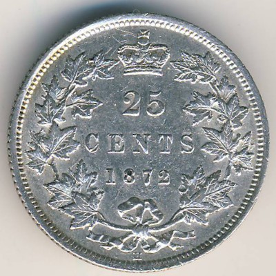 Canada, 25 cents, 1870–1901
