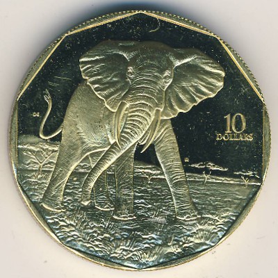 Маршалловы острова, 10 долларов (1997 г.)
