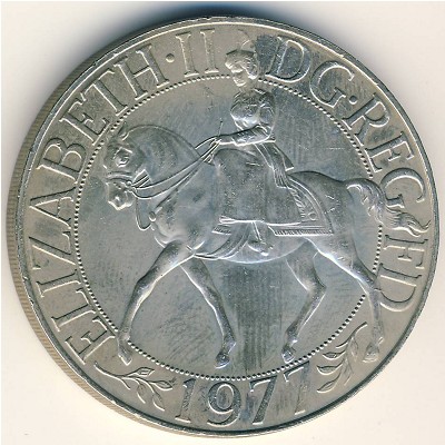 Great Britain, 25 new pence, 1977–1981