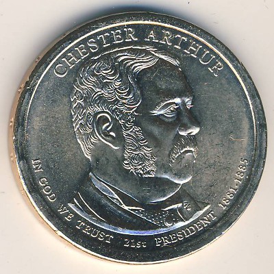 USA, 1 dollar, 2012