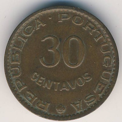 Timor, 30 centavos, 1958