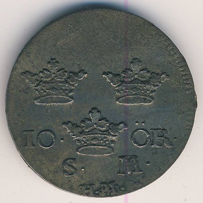 Швеция, 10 эре (1739–1751 г.)