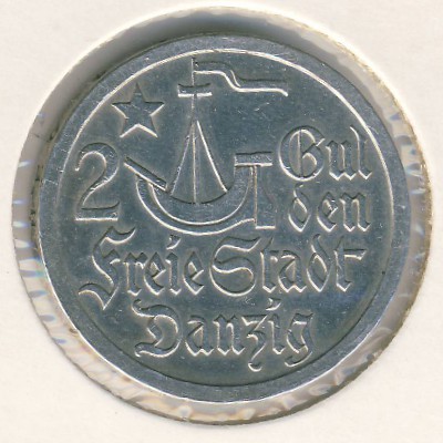 Danzig, 2 gulden, 1923