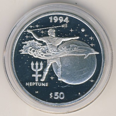 Marshall Islands, 50 dollars, 1994