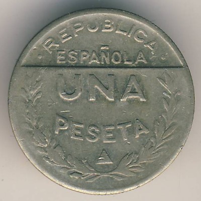 Santander, Palencia & Burgos, 1 peseta, 1937