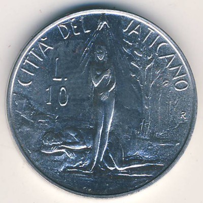 Vatican City, 10 lire, 1982