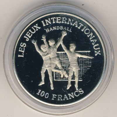 Конго., 100 франков (1984 г.)