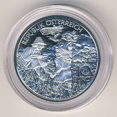 Austria, 10 euro, 2010