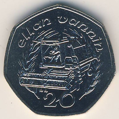 Остров Мэн, 20 пенсов (1988–1992 г.)