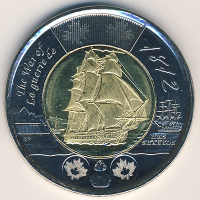 Канада, 2 доллара (2012 г.)