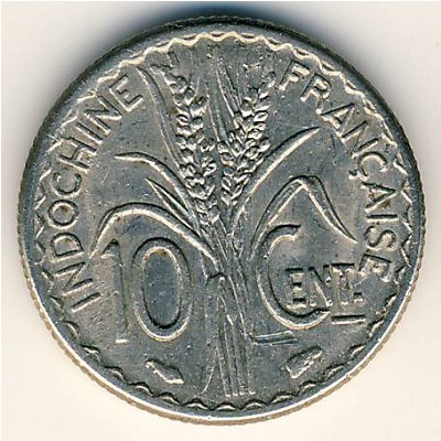 French Indo China, 10 cents, 1939–1940