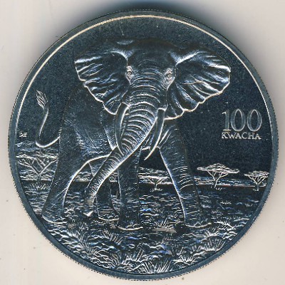 Zambia, 100 kwacha, 1997