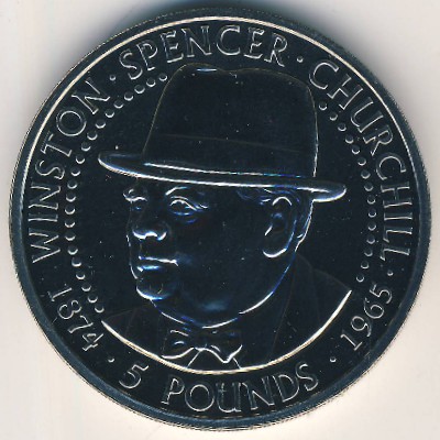 Олдерни, 5 фунтов (1999 г.)