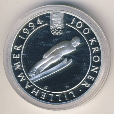 Норвегия, 100 крон (1992 г.)