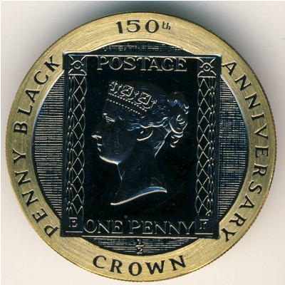 Isle of Man, 1/2 crown, 1990