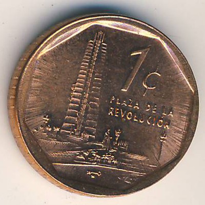 Cuba, 1 centavo, 2000–2017