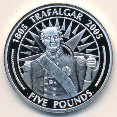 Gibraltar, 5 pounds, 2005