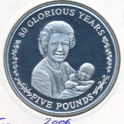 Gibraltar, 5 pounds, 2006