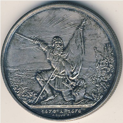 Switzerland., 5 francs, 1874