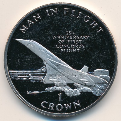 Isle of Man, 1 crown, 1994