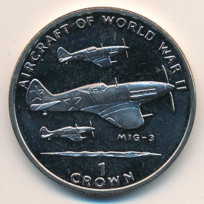 Isle of Man, 1 crown, 1995