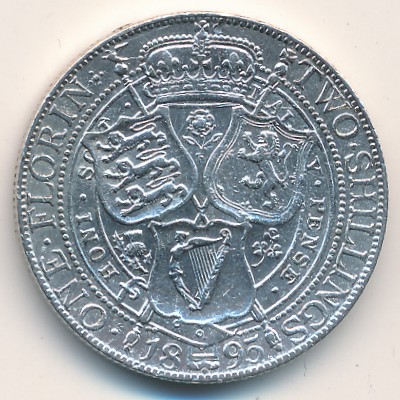 Great Britain, 2 shillings, 1893–1901