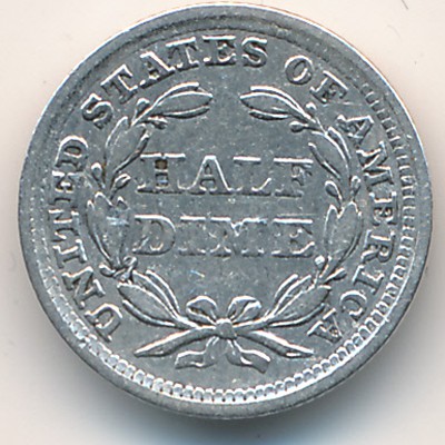 USA, 1/2 dime, 1856–1859